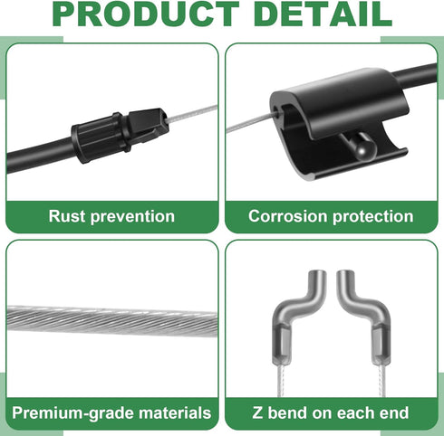 Wadoy Control Cable 946-1130 Compatible with MTD, Troy Bilt, Craftsman Lawn Mower - Replace for 746-1130