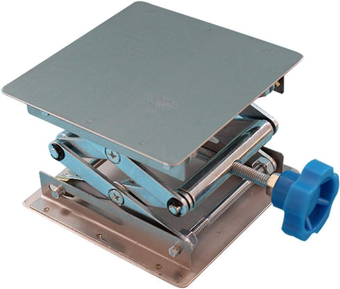 Stainless Steel Lab Jack Stand Table Lift Laboratory Mini Scissor Lift Jack 4" x 4" by AHBLQD