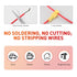Nilight 120PCS/60 Pairs Quick Splice Disconnect Wire Terminals, T-Tap Spade Connectors for 12-10 AWG Wires