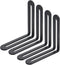 Xiaoyztan 4 Pcs Stainless Steel Reinforced L-Shape Corner Brackets Slotted Adjustable Corner