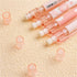 Mechanical Pencil 2Pcs Pink 0.5mm Pencil Refill Automatic Pencils Cute Peach Press Automatic Mechanical Pencil Stationery School Office Supplies,Pencils,Mechanical Pencils by Jinshining