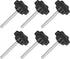 uxcell 6Pcs M4 x 40mm Star Knobs, Plastic Hex Shaped Clamping Knob for Umbrella Base Replacement