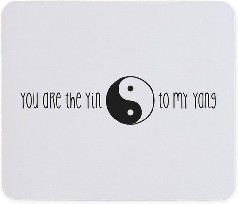 CafePress You are The Yin to My Yang Mousepad Non-Slip Rubber Gaming Mousepad