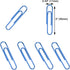 Paper Clips, 2 Inch Large Paper Clips(50mm), Corrosion-resistant Vinyl Coated Paper Clips, Durable and Save-money, Holds up to 30 Sheets Jumbo Paper Clips Great for Home, School and Office by Vannise