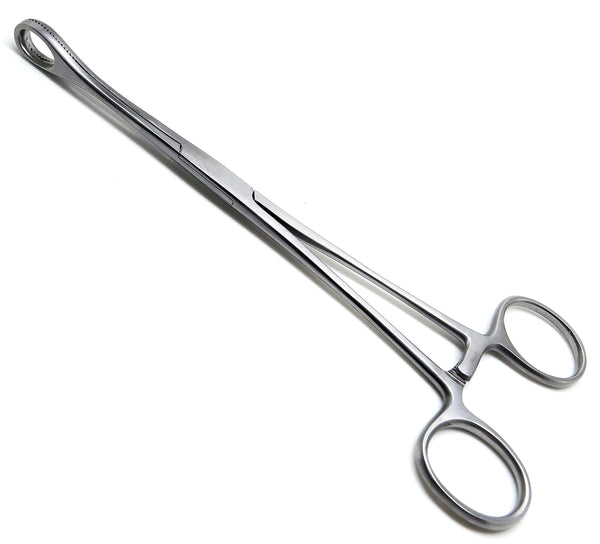 Premium Instruments Foerster Sponge Forceps 9.5" Straight Serrated Surgical Holding Veterinary Instruments
