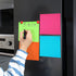 Big Sticky Notes - Bright Colors Self Stick Pads, Large Note Pads for Home, Office, Notebook Supplies 4 Pads 100 Sheets