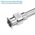 PATIKIL 10Ga x 12 Inch Stainless Steel Dispensing Needle Tips, 10Pcs Metal Glue Needle Tube Blunt Tips for Thick Glue