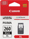 Canon PG-260XL Black Ink Cartridge, Compatible with TR7020, TS6420, TS5320 Printers