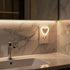 in(4-Pack), 0.5W LED Night Lights Plug Dusk to Dawn Sensor Auto-On/Off, Heart Shaped Nightlight for Bedroom, Bathroom