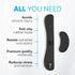 Set KLIM Mouse & Keyboard Wrist Rest - Silky Gel Memory Foam - Ergonomic Wrist Rest for Computer Keyboard, Wrist Pad