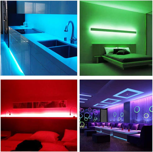 100ft 24V DAYBETTER LED Strip Lights RGB Lights Strip for Bedroom, Desk, Indoor Room Living Room Brithday Gifts Home