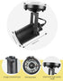 E26 Bulb) Industrial Track Lighting Ceiling Spotlight, Matt Black Vintage Wall Mount Lights, Rotate Head, Hardwired No