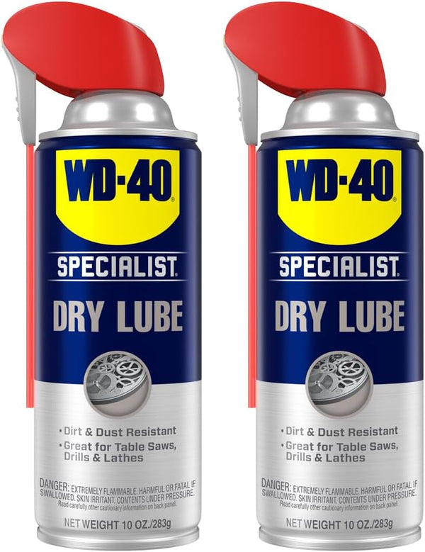WD-40 Specialist Dry Lube with Smart Straw, Lubricant for Corrosion Protection on