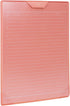 Multi-Purpose PU Leather Mouse Mat - Non-Skid Gaming Mouse Pad with Pen Loop and Transparent Sheet for Notes (Pink)