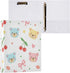 Wassud Crayon-Style Bears 3 Ring Binder with Clip 1.5 Inch Round Ring Organizer