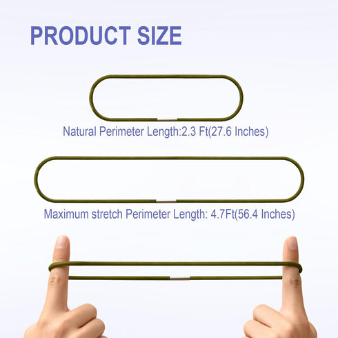 kloumify 6 7-30 Pcs Trash Can Rubber Bands, Large Rubber Bands Fits most Gallon Trash Cans, Elastic Garbage Can Band