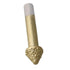 60 6mm Yibuy Angle Single Layer Diamond CNC Router Carving Bit Granite Stone Engraving Shank Dia Gold
