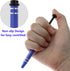 2 Pcs Metal 4 Prongs Grabber Tool, IC Clip Tweezers for Catching IC Chips, Electronic Tiny Components & Jewel, Blue