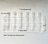 6 Hole Clear Acrylic Plastic Test Tube Bud Vase - Spice Rack for Vials, Bottles, Toothbrush, Razor