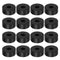 16pcs Rubber Spacer 1 Inch OD, 0.26 Inch ID, 0.4 Inch Thick Neoprene Round Anti Vibration Isolation Pads for Home Cars