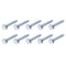 Hex Lag Screws (M6x30mm) 25 Pcs, Carbon Steel Self-Tapping Wood Bolts for Household Applications