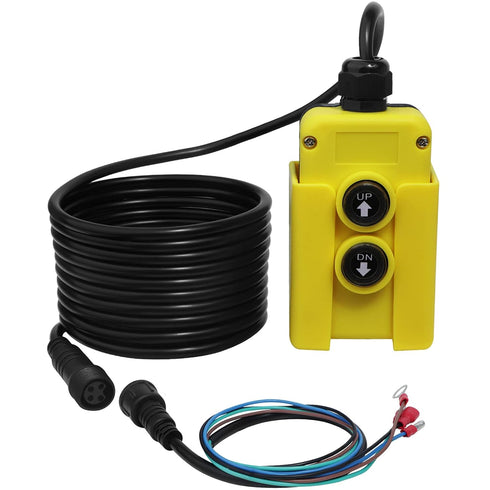 Zinger 4 12v Wire Dump Trailer Remote Control Switch DC Hydraulic Pump Power Unit Up Down Control Switch for Double