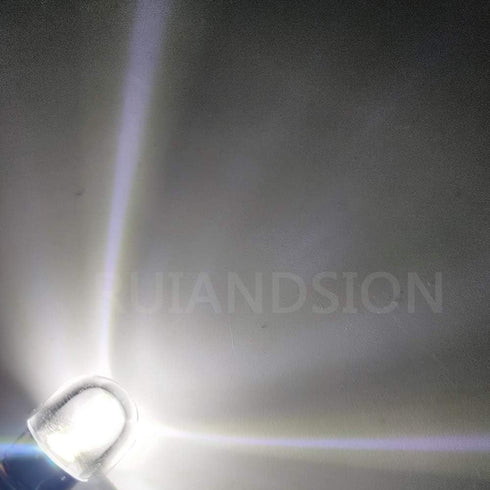 Ruiandsion Upgrade LED Flashlight Bulb, 18V P13.5S Base, White LED Replacement for Torch Lights, Non-Polarity, Pack of 5
