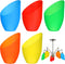 LIFKOME Plastic Lampshade Replacement 5.51X3.54 Inch Horseshoe Lamp Cover Set of 5 Lightweight
