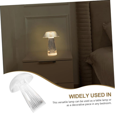 Mushroom LED Desk Lamp - Aesthetic Night Light for Bedroom and Living Room