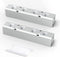 GASHER 2PCS Aluminum 4 Way 6 Port Pneumatic Manifold Air Distribution Block Splitter