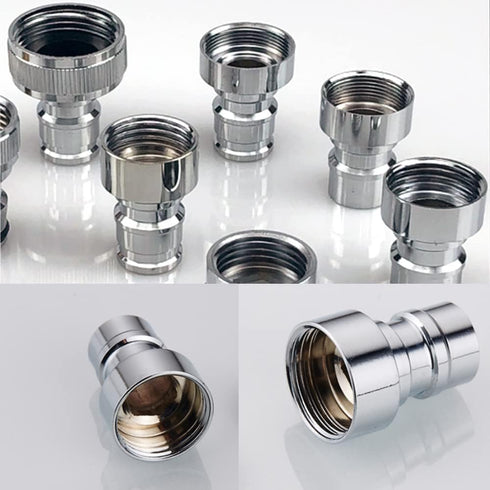 Faucet Quick Connector Adapter, Thread Connecting Aerator Adapter for Dishwasher Washing Machine (G1/2 Hose Thread)