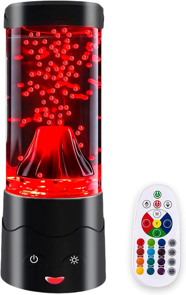Volcano lamp, LED Multi-Color Changing Lamps Novelty Night Light Mood Table Lamp