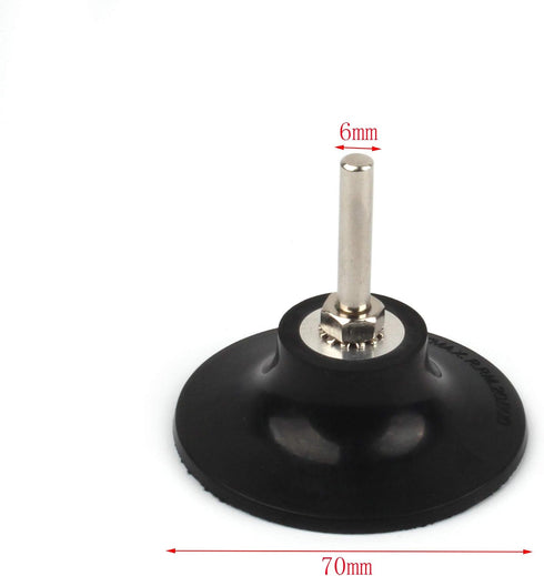 KUOFU 15Pcs 3 inch 1Pc 1/4'' Wool Quick Change Discs Polishing Buffing Pads with Holder for Die Grinder Surface
