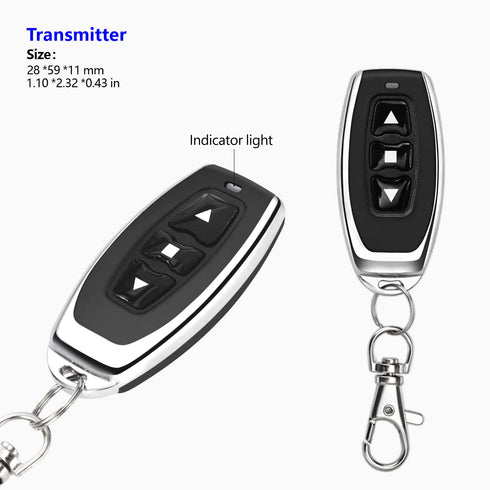 12V 5V~24V 1A DieseRC Mini Wireless DC Motor Remote Control Switch, Micro DC Receiver Controller, Radio Control Motor