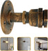 Bulb NUOBESTY Retro Industrial Wall Lamp Rust Finish Iron Pipe Bedside Wall Sconce for Bedroom Corridor Staircase