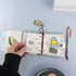 Mini Size Clear 3-Ring Binder Cover, Refillable PVC Notebook Binder with Snap Button Closure for 3-Holes Filler Paper