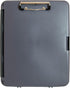 Saunders WorkMate 00470 Plastic Storage Clipboard, Gray, Letter Size, 8.5 x 12 Inches
