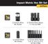 Titan Tools 16038 13-Piece Metric Impact Grade Hex Bit Set