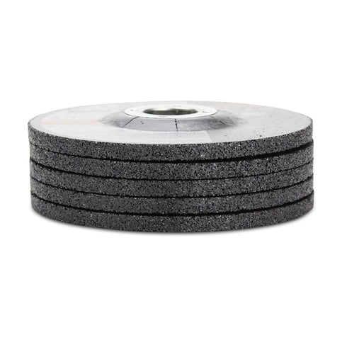 BHA 4.5" Inch Angle Grinders, Depressed Center Load Resistant Grinding Wheels for Aluminum & Soft Metals, 5 Pack