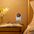LED Night Lights Lamp with Dusk to Dawn Sensor, Vintage Floor Tiles in Black, Red and Beige Night Light Plug Into Wall