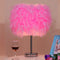 Etiger Table Lamp, Modern Elegant Bedside Table Light Bedroom Desk Night Light Lampshade