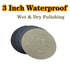 3 Inch Sanding Discs 40pcs 320 Grit Premium Silicon Carbide Sandpaper Wet Dry Hook and Loop