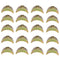 20PCS 29mm M6 Half Moon Nuts Washer Spacer, Furniture Hardware Accessories for Connector Nuts Half Moon Nuts Spacer