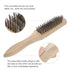 5 10.4" Pcs Wire Brush for Rust Removal, Heavy Duty Steel Wire Scratch Brush with Curved Wood Handle, Metal Bristle
