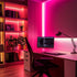 5V Dimmable (3.28FT/1M) Short Led Strip Lights Pink USB LED Lighting COB LED Strip Pink Flexible LED Tape Light Not