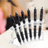 Clear Plastic Pen Holder Display Stand - 4 Pack, 6-Slot Organizer for Home Office & Store Use
