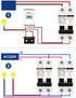 30 Amp 12V-400V AC DC Miniature Circuit Breakers (10A 15A 20A 25A 40A 50A 60A Optional) for Solar Panel PV System - Disconnect Switch, AC 110V DIN Rail MCB