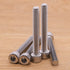 M5-0.8 x 55mm Socket Head Cap Screws, 304 Stainless Steel 18-8, Allen Socket Hex Drive, 15 PCS