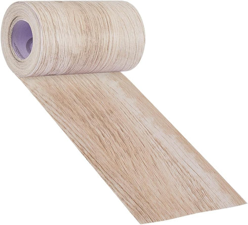 GORGECRAFT Wood Grain Tape, 3.94 inch x 33 feet, Self-Adhesive Realistic Wood Duck Tape for Furniture Repair