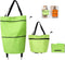 2 in 1 Foldable Shopping Cart, 2023 New Foldable Shoppings Bag Carts